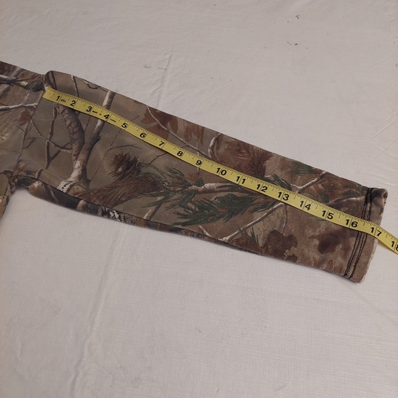 Realtree Brown Camo Hoodie Sweatshirt Pullover Country Hunting Outdoor Size L - Picture 6 of 8